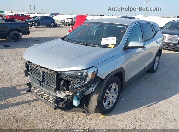 3GKALMEV7KL102039 2019 GMC TERRAIN Silver Передня ліва чверть