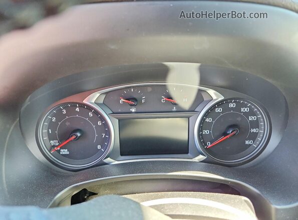 3GKALMEV7KL119262 2019 GMC TERRAIN Белый Вид щитка приборов