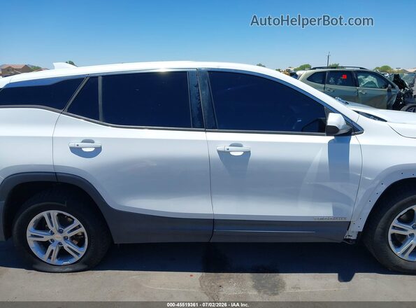 3GKALMEV7KL297849 2019 GMC TERRAIN White Vista interior trasera