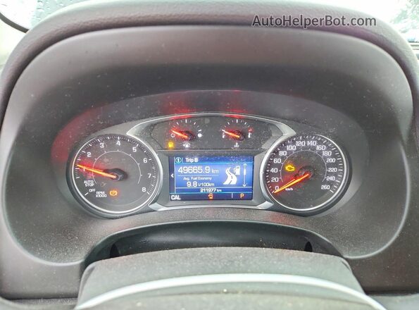 3GKALMEV7KL334429 2019 GMC TERRAIN Black Widok zestawu wskaźników