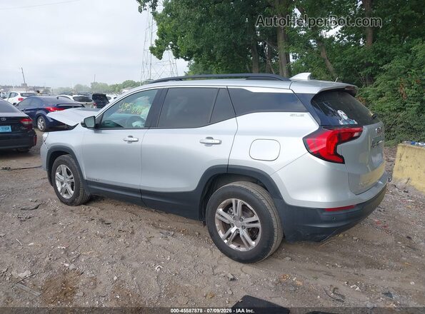 3GKALMEV7KL371626 2019 GMC TERRAIN Серебряный Задняя левая четверть