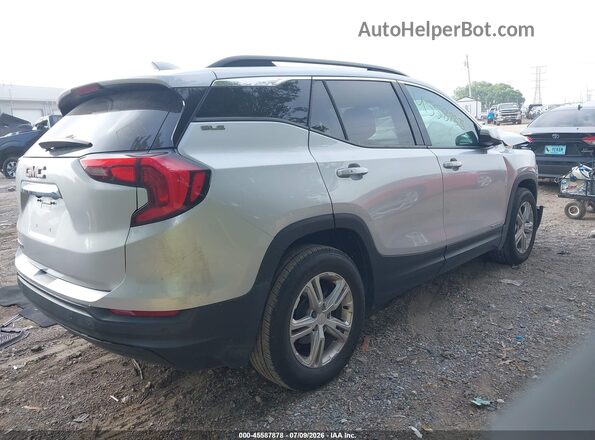 3GKALMEV7KL371626 2019 GMC TERRAIN Серебряный Задняя правая четверть