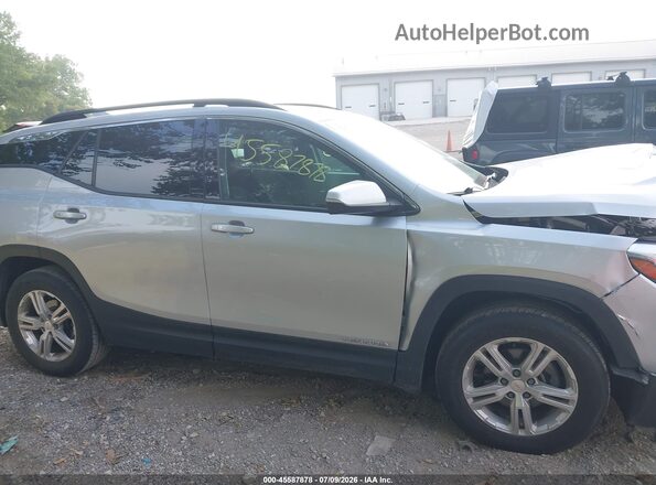3GKALMEV7KL371626 2019 GMC TERRAIN Серебряный Вид задней части салона