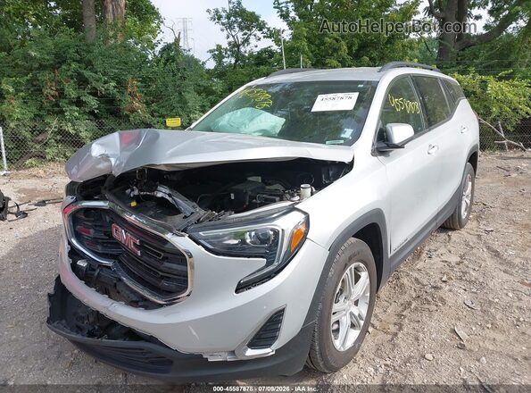 3GKALMEV7KL371626 2019 GMC TERRAIN Серебряный Вид спереди