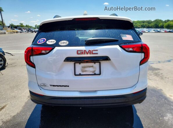3GKALMEV7LL100986 2020 GMC TERRAIN White Հետևի տեսք