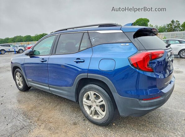 3GKALMEV7LL212400 2020 GMC TERRAIN Blue Rear left