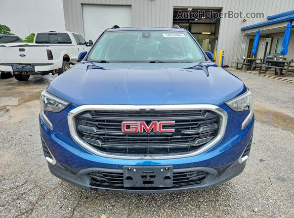 3GKALMEV7LL212400 2020 GMC TERRAIN Blue Front view