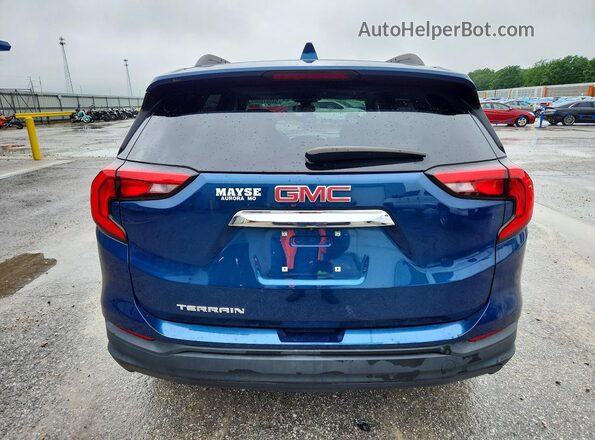 3GKALMEV7LL212400 2020 GMC TERRAIN Blue Rear view