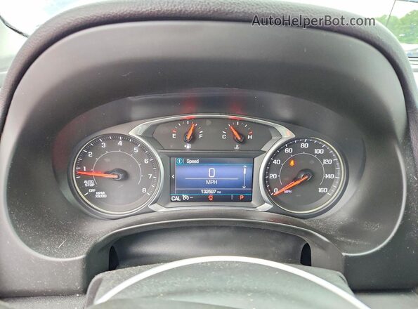 3GKALMEV7LL212400 2020 GMC TERRAIN Blue Instrument cluster view