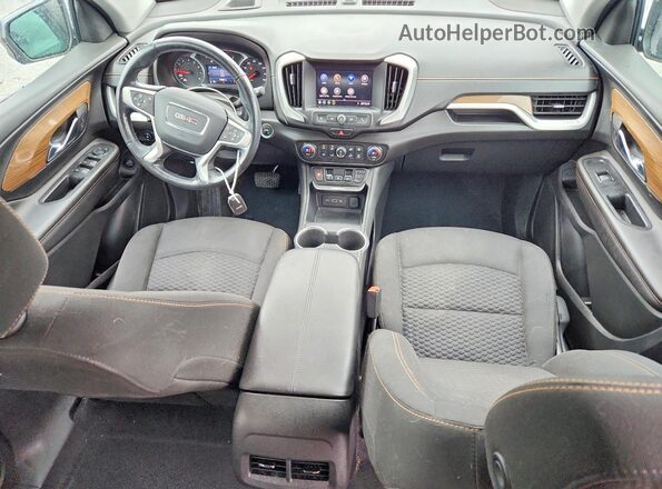 3GKALMEV7LL212400 2020 GMC TERRAIN Blue Dashboard view