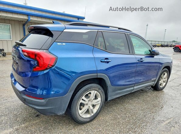 3GKALMEV7LL212400 2020 GMC TERRAIN Blue Rear right