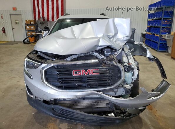 3GKALMEV7ML389790 2021 GMC TERRAIN Silver Դիմացի տեսք