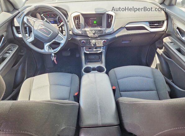 3GKALMEV7NL237655 2022 GMC TERRAIN Белый Вид панели приборов