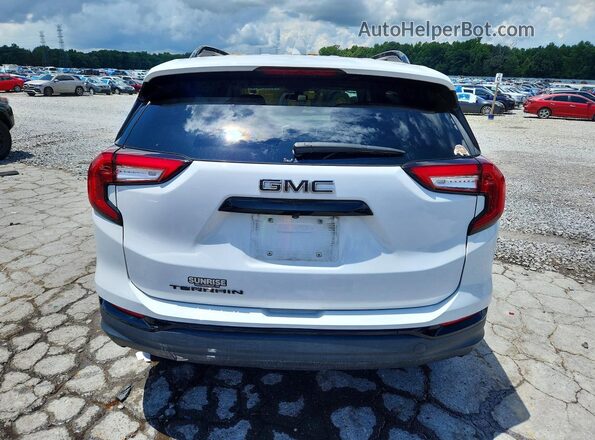 3GKALMEV7NL237655 2022 GMC TERRAIN Белый Вид сзади