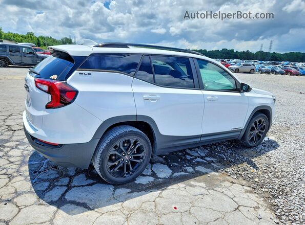 3GKALMEV7NL237655 2022 GMC TERRAIN Белый Задняя правая четверть