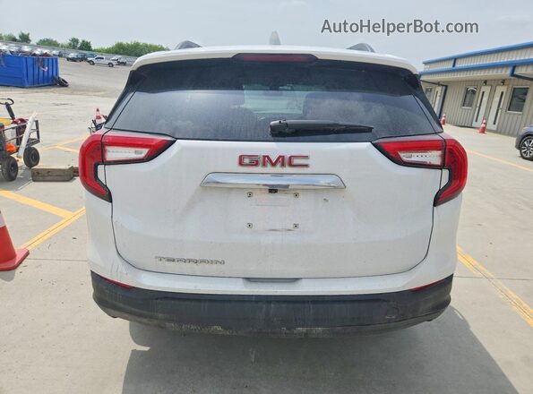 3GKALMEV7NL278500 2022 GMC TERRAIN White Вид ззаду