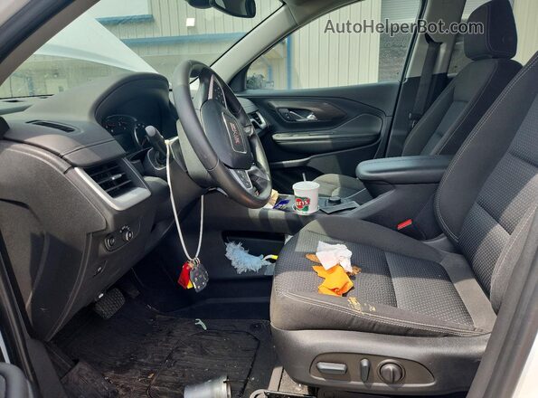 3GKALMEV7NL278500 2022 GMC TERRAIN White Вид салону спереду
