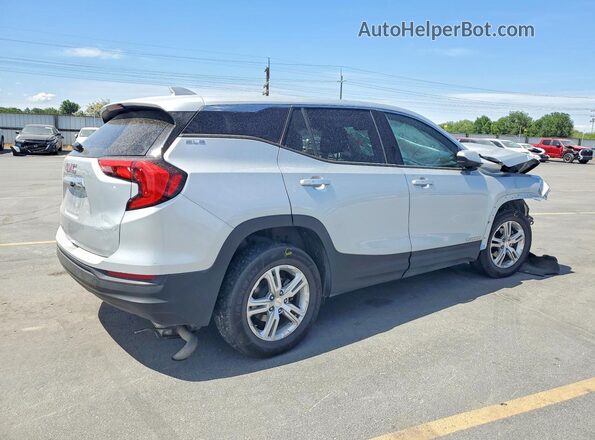 3GKALMEV8JL202097 2018 GMC TERRAIN Silver უკანა მარჯვენა