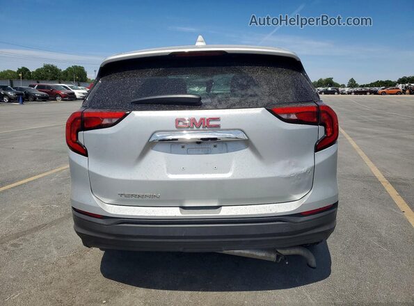 3GKALMEV8JL202097 2018 GMC TERRAIN Silver უკანა ხედი