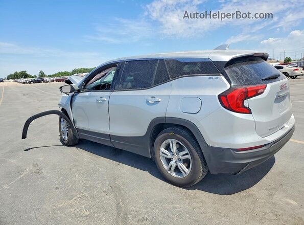 3GKALMEV8JL202097 2018 GMC TERRAIN Silver უკანა მარცხენა