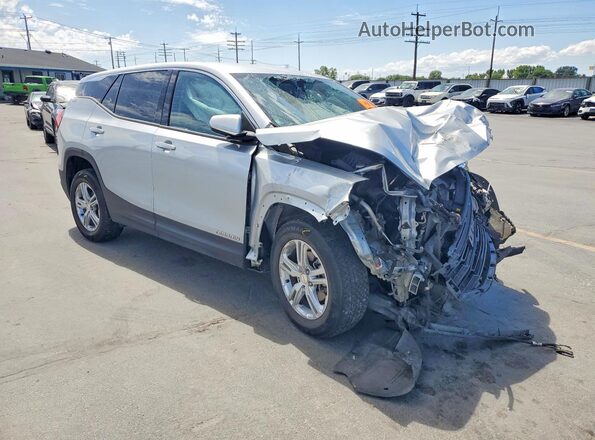 3GKALMEV8JL202097 2018 GMC TERRAIN Silver წინა მარჯვენა