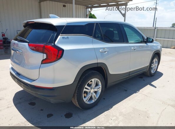 3GKALMEV8JL372377 2018 GMC TERRAIN Silver უკანა მარჯვენა