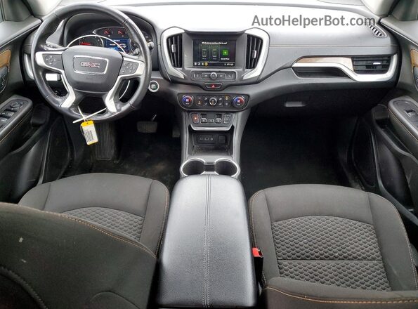 3GKALMEV8KL200724 2019 GMC TERRAIN Silver Widok deski rozdzielczej