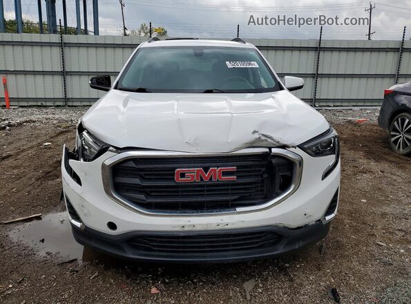 3GKALMEV8KL200724 2019 GMC TERRAIN Silver Widok z przodu