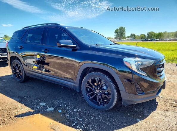 3GKALMEV8LL166785 2020 GMC TERRAIN Черный Передняя правая четверть