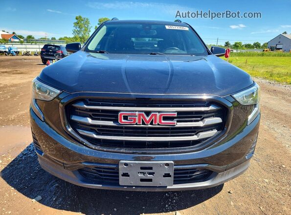 3GKALMEV8LL166785 2020 GMC TERRAIN Черный Вид спереди
