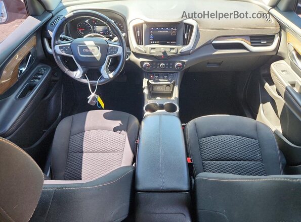 3GKALMEV8LL166785 2020 GMC TERRAIN Черный Вид панели приборов