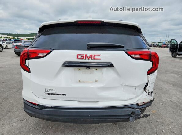 3GKALMEV8LL187992 2020 GMC TERRAIN White Widok z tyłu