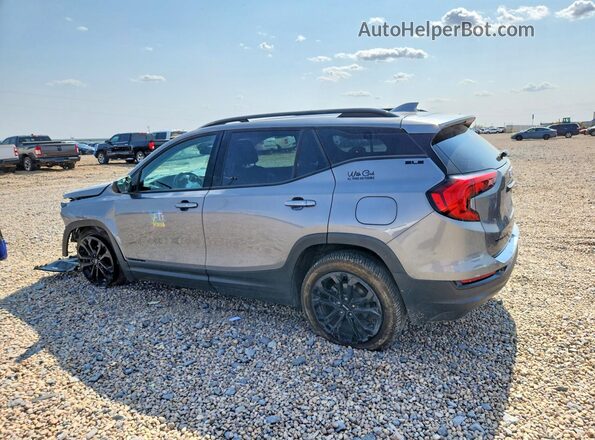 3GKALMEV8LL196515 2020 GMC TERRAIN Silver Հետևի ձախ