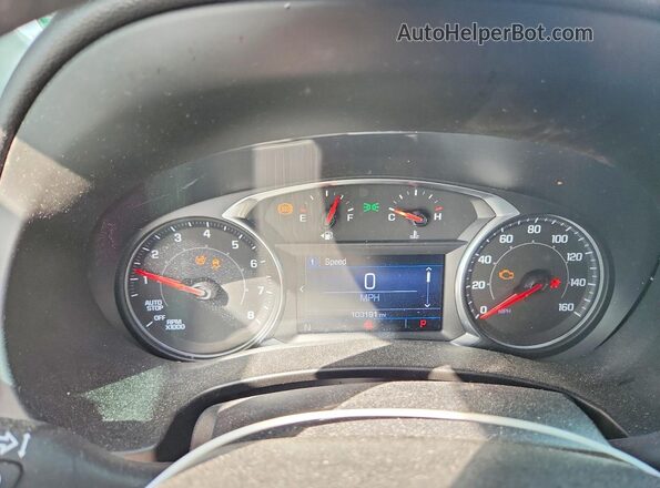 3GKALMEV8LL283945 2020 GMC TERRAIN Белый Вид щитка приборов
