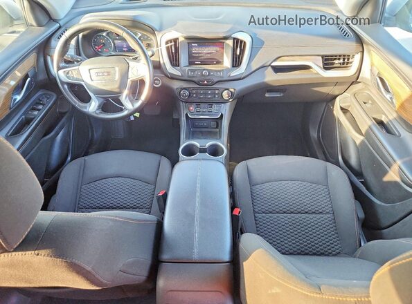 3GKALMEV8LL309167 2020 GMC TERRAIN Silver წინა პანელის ხედი