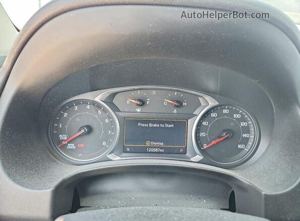 3GKALMEV8ML308604 2021 GMC TERRAIN Black Instrument cluster view