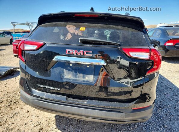 3GKALMEV8NL110767 2022 GMC TERRAIN Black Հետևի տեսք
