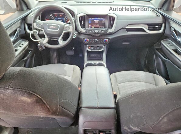 3GKALMEV8NL252455 2022 GMC TERRAIN Белый Вид панели приборов