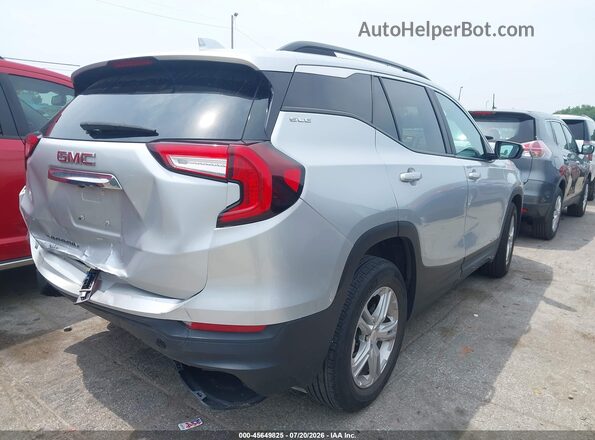 3GKALMEV8NL272253 2022 GMC TERRAIN Silver უკანა მარჯვენა