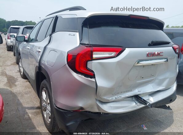 3GKALMEV8NL272253 2022 GMC TERRAIN Silver უკანა მარცხენა