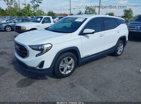 3GKALMEV9JL166887 2018 GMC TERRAIN White Przód lewy