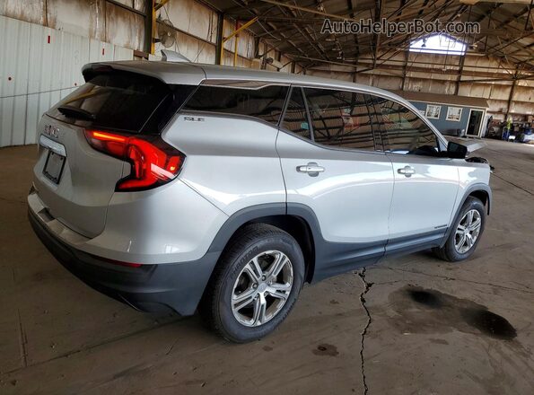 3GKALMEV9JL176982 2018 GMC TERRAIN Silver უკანა მარჯვენა
