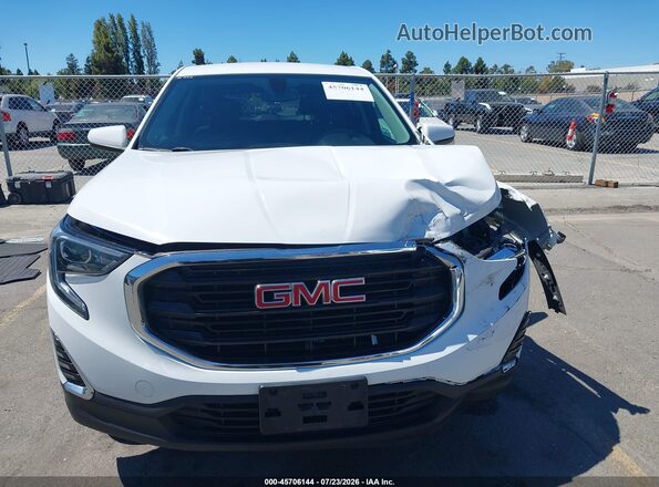 3GKALMEV9JL184094 2018 GMC TERRAIN White Instrument cluster view