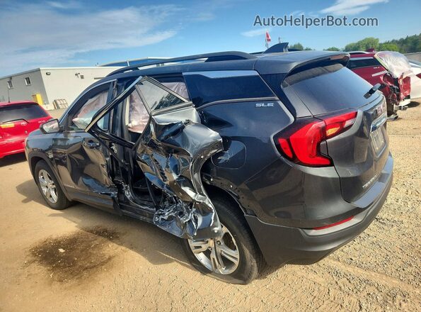 3GKALMEV9JL201797 2018 GMC TERRAIN Gray Tył lewy