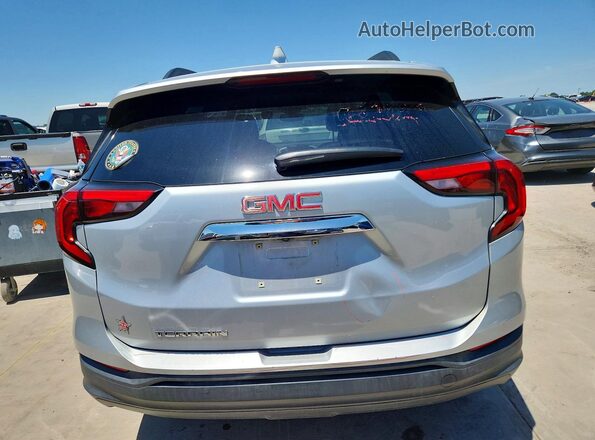 3GKALMEV9JL355586 2018 GMC TERRAIN Gray Rear view