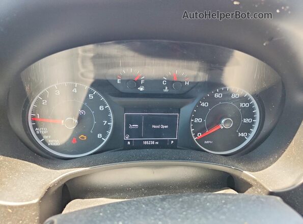3GKALMEV9JL355586 2018 GMC TERRAIN Gray Instrument cluster view