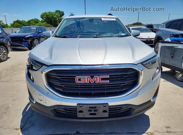 3GKALMEV9JL355586 2018 GMC TERRAIN Gray Front view