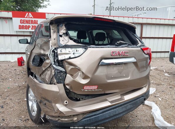 3GKALMEV9JL356480 2018 GMC TERRAIN Золотой Вид спереди