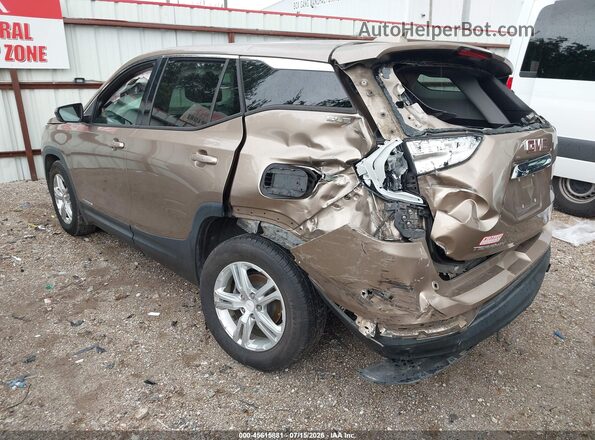 3GKALMEV9JL356480 2018 GMC TERRAIN Золотой Задняя левая четверть
