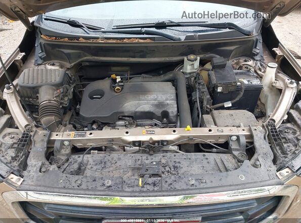 3GKALMEV9JL356480 2018 GMC TERRAIN Золотой Вид сзади